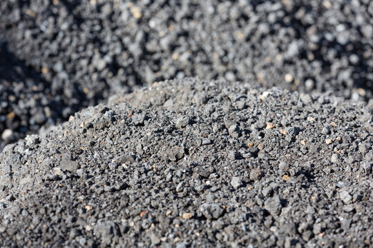 Gravel piles