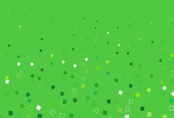 Light Green vector layout with rectangles, squares.