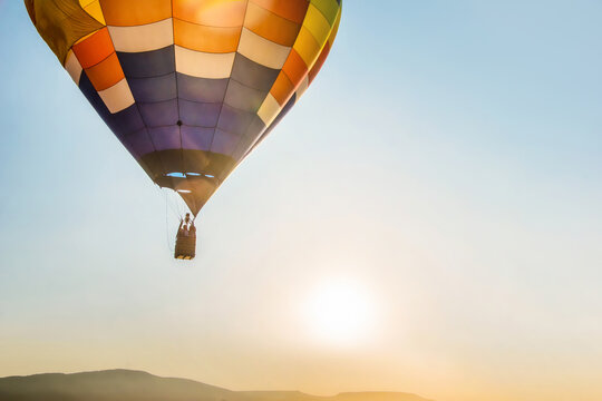 Hot Air Balloon at Sunrise