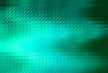 Light Green vector texture with abstract forms.