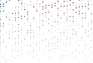Light Blue, Red vector layout with rectangles, squares.