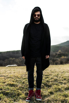 Stranger in all black