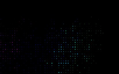 Dark Multicolor, Rainbow vector layout with circle shapes. Modern abstract illustration with colorful water drops. Pattern of water, rain drops.