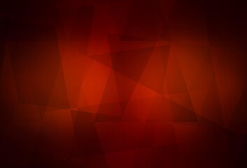 Obraz premium Dark Red vector abstract polygonal background.