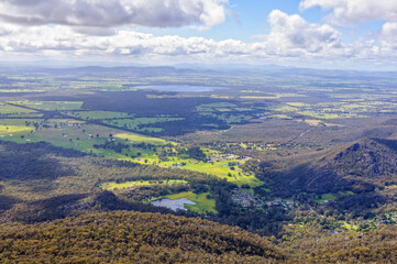 Fototapeta premium View from the Boroka Lookout - Halls Gap, Victora, Australia