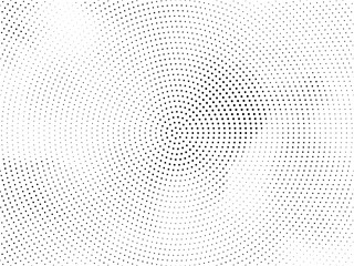 Elegant circular halftone design modern background