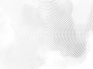 Decorative circular halftone design background