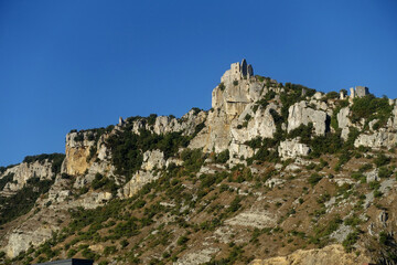 Fototapeta na wymiar Le château de Crussol