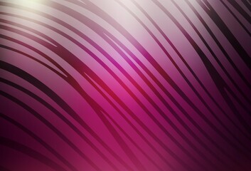 Dark Pink vector texture with wry lines.