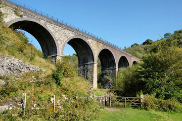 Headstone viaduct, crossing Monsal Dale,  Peak District, Derbyshire