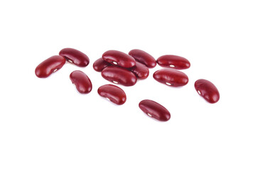 Red bean isolated on white background