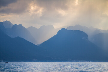 Geneva lake panorama, Switzerland