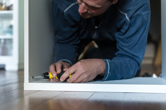 home renovation, putting together flat pack furniture