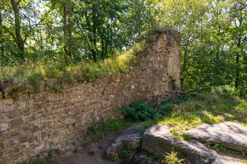 Ruins of medieval castle Zbiroh in Czech Paradise, Europe