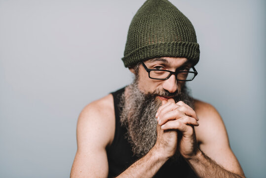 Pensive nail biter