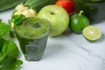 Healthy drink, Vegetable Smoothie