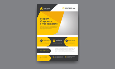 Modern Corporate business flyer design Template
