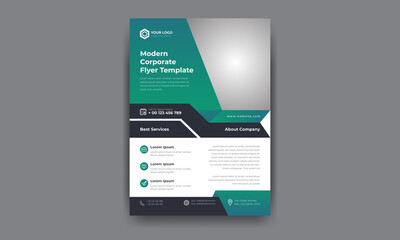 Modern Corporate business flyer design Template