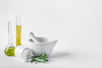 Herbal and alternative medicine concept