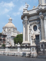 Fototapeta na wymiar Dom von Catania Sizilien Italien dome of Catania Sicily Italy