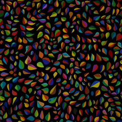 Brilliant Leaves on black