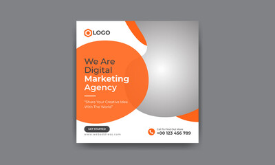 Corporate Business social media post and web banner template 