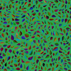 Brilliant Leaves on green