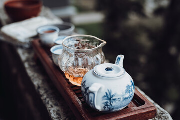 Tea ceremony at home