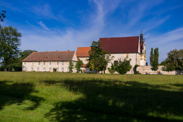 Fototapeta na wymiar Capuchin monastery in Mnichovo Hradiste, Czechia