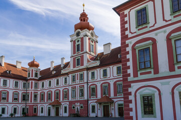 Obraz premium Mnichovo Hradiste Renaissance chateau, Czechia, Europe