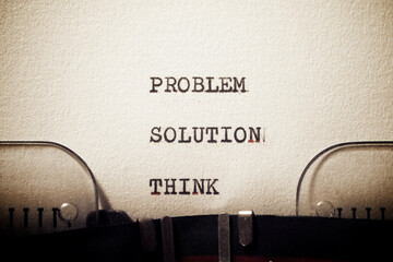 Problem solution think phrase