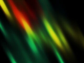 Green black red orange lights abstract colorful background loop