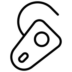 
Bluetooth device icon design, vector of earpiece 

