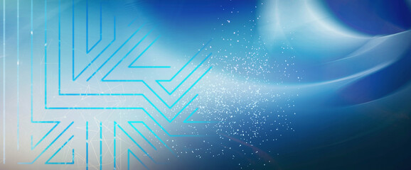 netzwerk linien punkte verlauf formen leiterbahnen