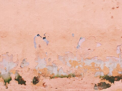 Rusty pastel wall
