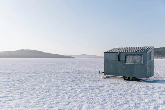 Ice House on Frosty February Morn'