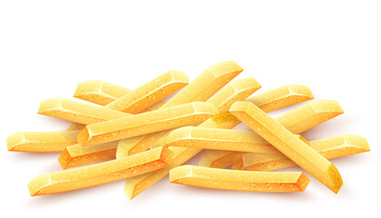 French fries. Roasted potato chips