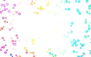 Light Green, Red vector layout with circle shapes.