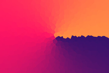 Modern Low Poly Gradient Crystallize Background Illustration