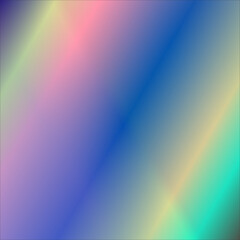 The background is blue and pink.