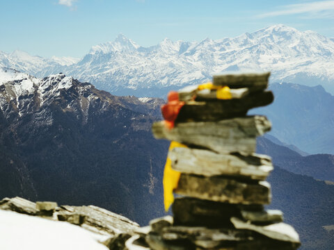 Snow mountains