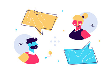 Cartoon vector illustration of Man 