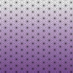 Fototapeta premium Repeating geometric pattern in the shape of six-pointed stars on a gradient background