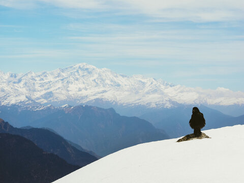 Snow mountains