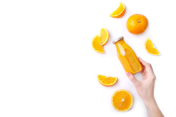 Naklejka premium Fresh and natural healthy juices
