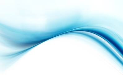 abstract blue background with smooth lines blurred 