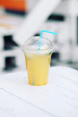 glass of lemonade