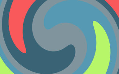 Funnel abstract pattern. Swirl, spiral, multi-colored pattern as a background.