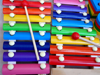 colorful xylophone musical toy
