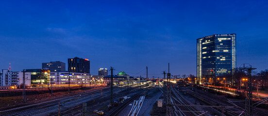 Mannheim, Germany. July 2th 2015. Mannheim Central Station. The second largest traffic hub in...